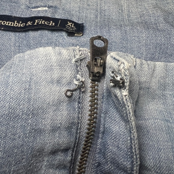 Cotten blend comfy shorts with tie belt from Abercrombie 🩵 - Picture 8 of 8